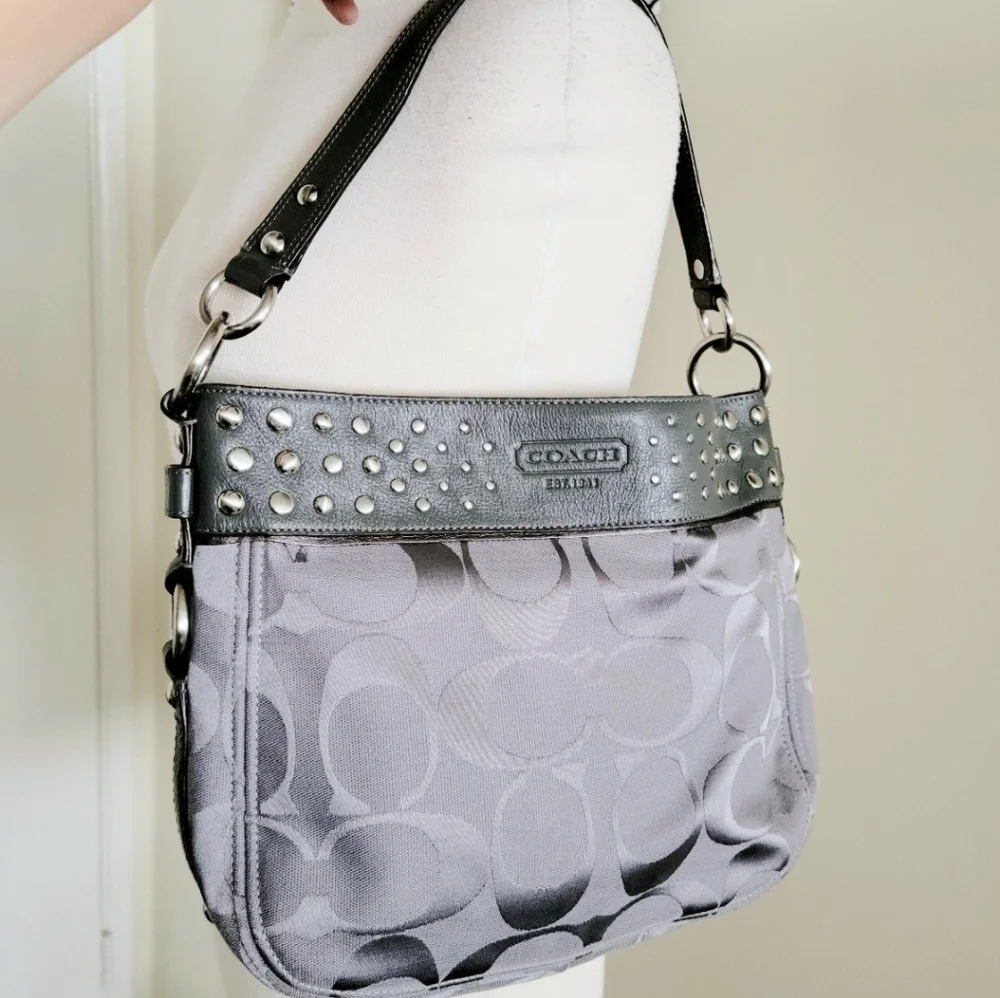 Coach studded Shoulder Bag crossbody bag RARE NWOT
